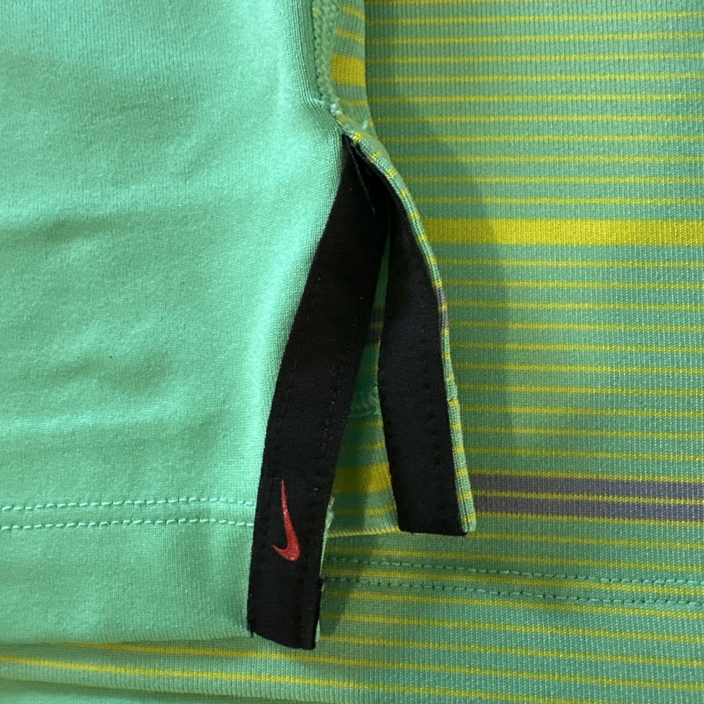 Nike Tiger Woods Dri-FIT Performance Golf Polo Shirt Green DR5318-363 Size M - Picture 12 of 13